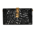 Lace Print Box Clutch, &pound;450, Handbags, Black, Acrylic Plastic, Front view